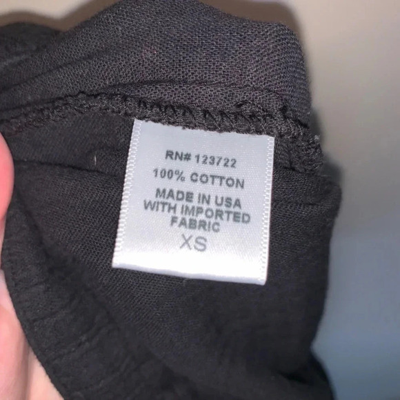 Xirena Black Textured Cropped Tapered Jogger Pants XS - Picture 10 of 11